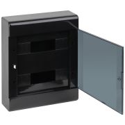 Щиток ОП Тусо 24мод. с двер. 370х302х95мм черн. Ruvinil 68324Ч